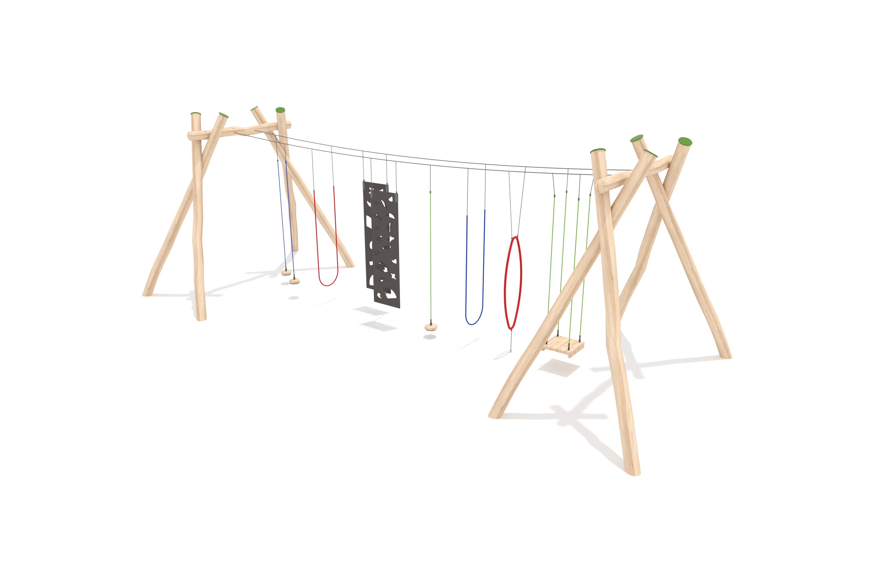 Kletterstrecke 2, Robinie, L: ca. 10 m