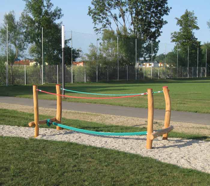 Balancierseil mit beids. Seilhandlauf