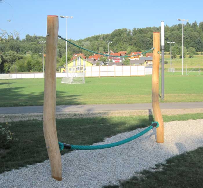 Balancierseil mit Halteseil