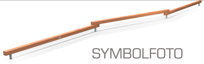 Balancierbalken 3-teilig Länge je 300 cm