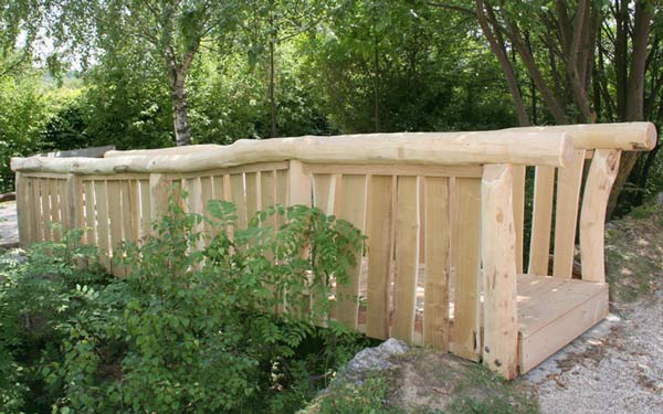 Holzbrücke Länge ca. 7,8 m