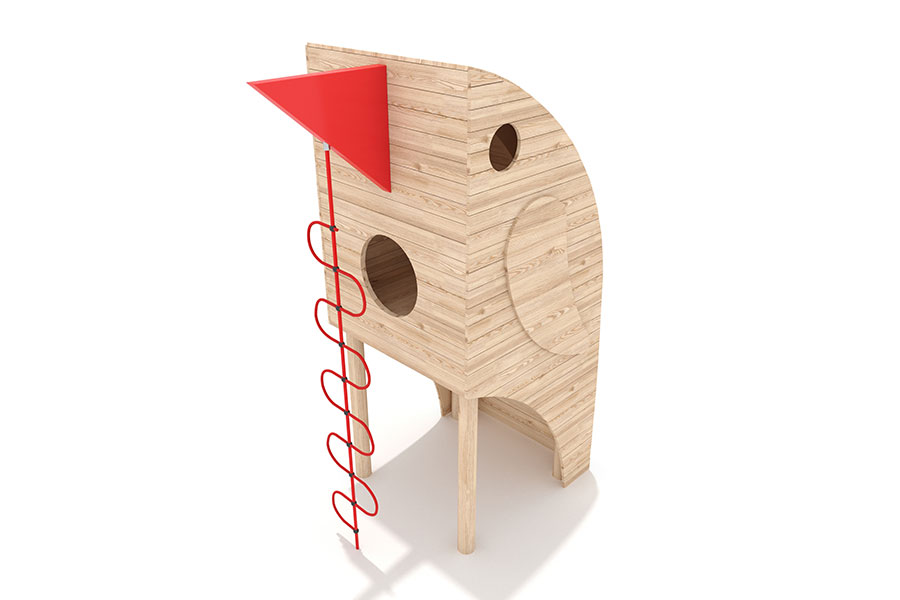 Spielhaus Vogel PH 195 cm