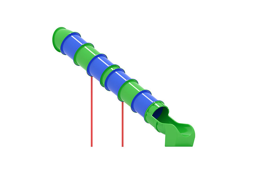 Röhrenrutsche gerade PH= 325 cm, L= 649 cm