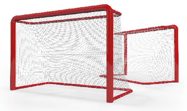 Rollhockey-Tor 170x105 cm, pb ro