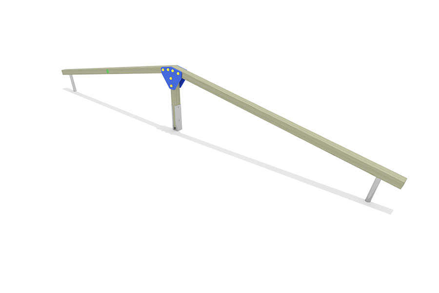 Balancierbalken, schräg 600 cm