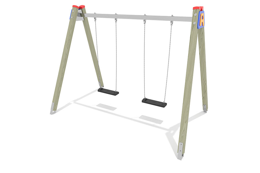 Doppelschaukel Noah, 2er, Metallbalken
