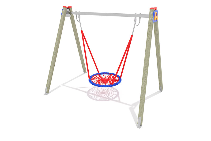 Vogelnestschaukel Tia Ø100 cm mit Metallbalken