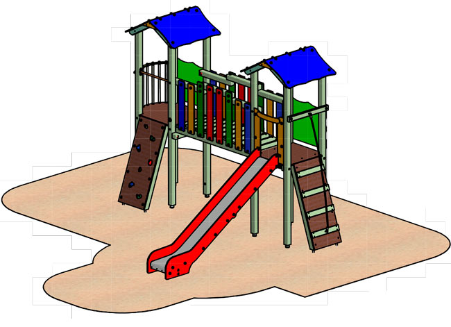 Turmanlage Amy PH 145 cm