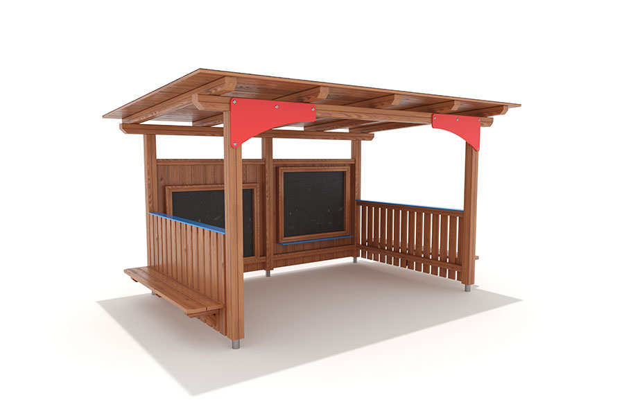 Pergola Oberhaag ca. 300x200 cm mit Maltafeln