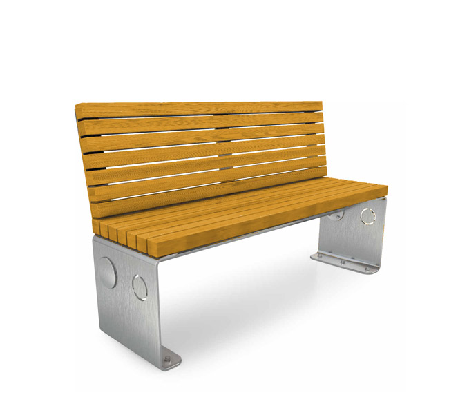 Bank Concept 7, mit Lehne, einstellbar