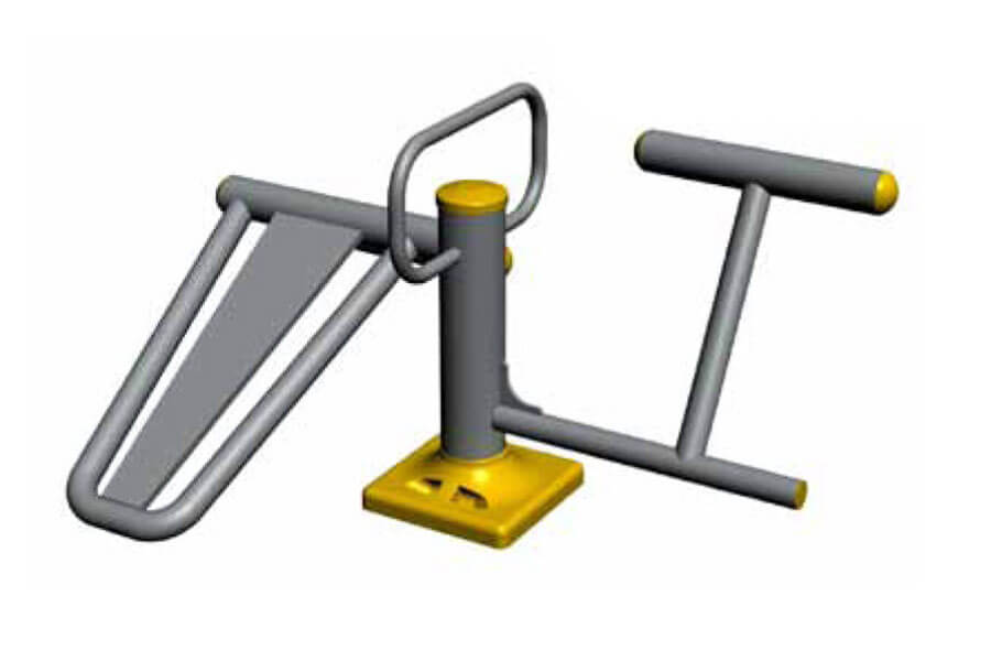 Fitness Bauch-Rücken Station