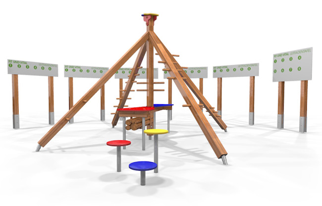 Agro-Sport Fitnesspyramide SET