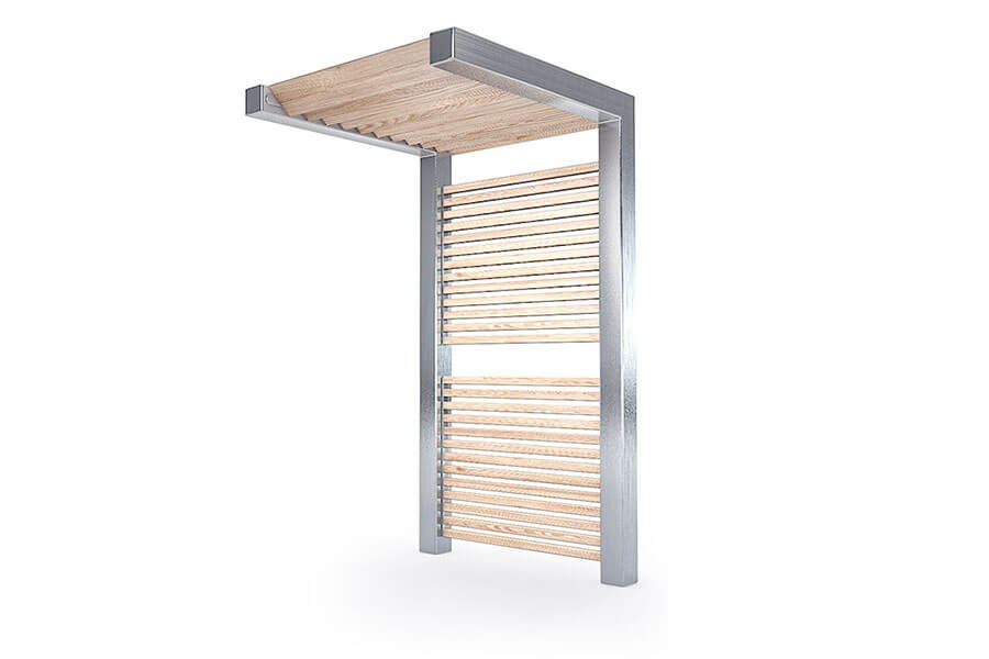 Pavillon Nizza Modul 3, Lamellendach