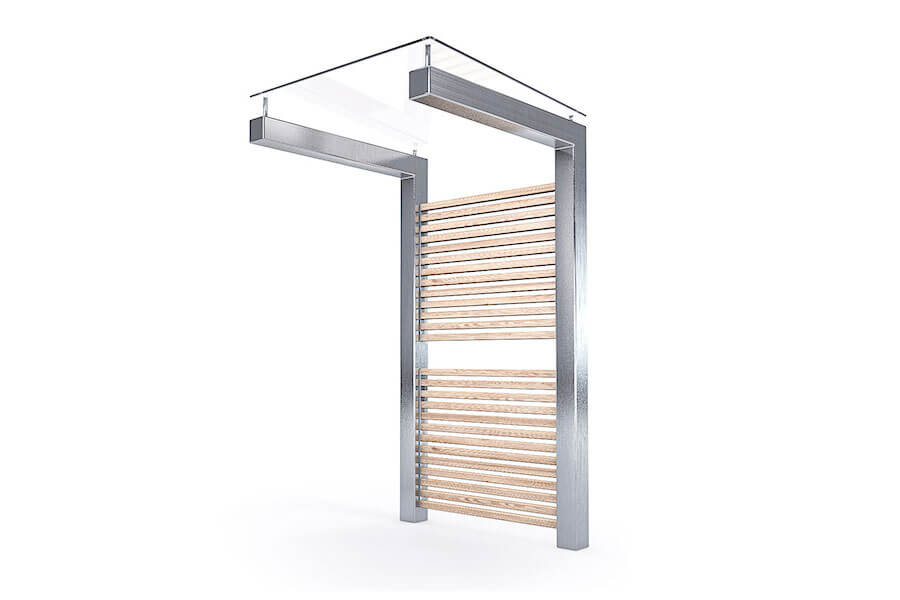 Pavillon Nizza Modul 2, Plexigl.Dach