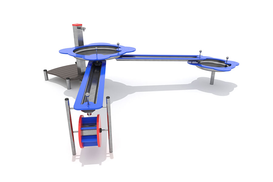 Wasserspiel Labuch, aus Edelstahl