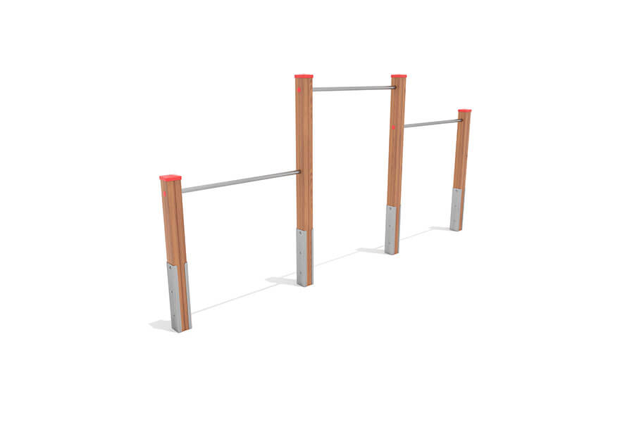 Stufenreck 3-teilig, Höhe 110/180/140cm