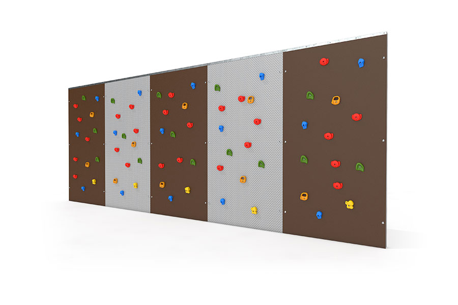 Bouldern Wand 5er 2-seitig bekletterbar 750x300cm