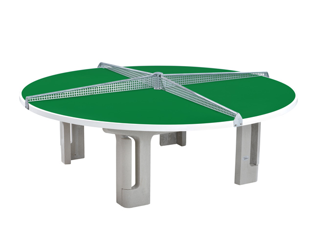 Tischtennistisch Modell R 2000, rund, Ø 240 cm