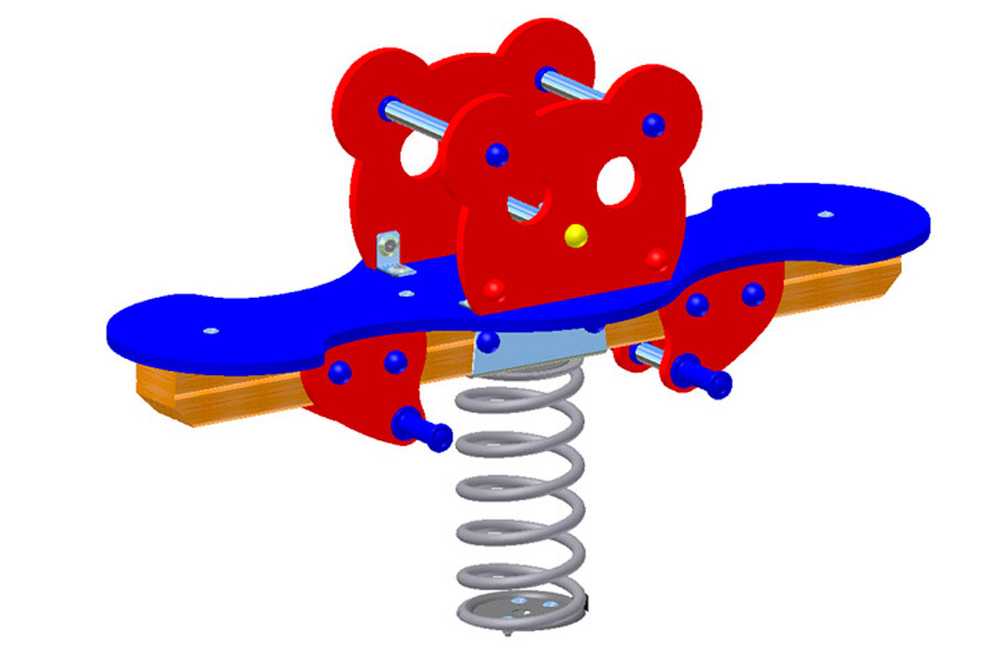 Federspielgerät Agro-Swing Surf Brettbär