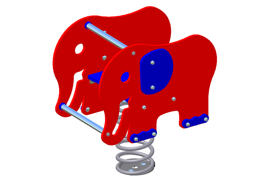 Federspielgerät Agro-Swing Safe Elefant