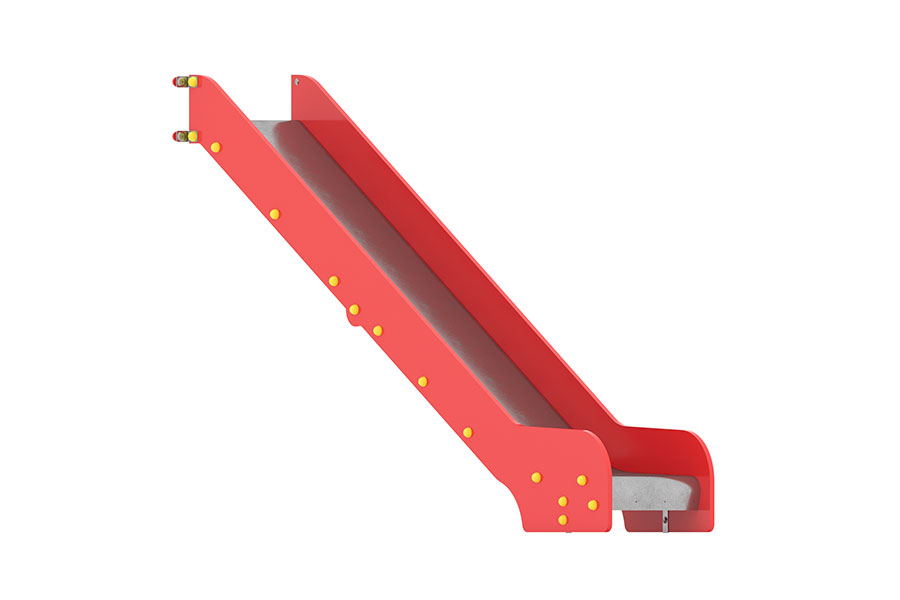 Edelstahl-GFK-Rutsche PH=145 cm, L=302 cm