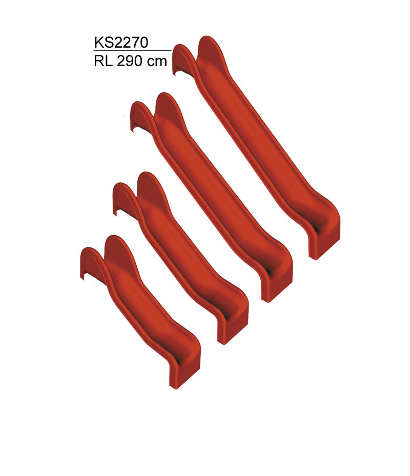 GFK-Rutsche gerade PH 140 cm, L=290 cm (RUE)