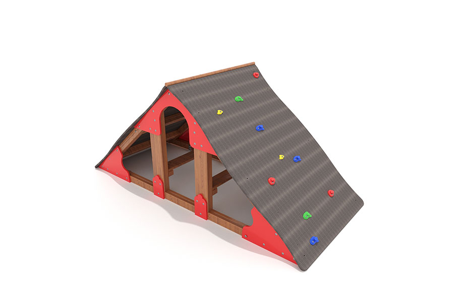 Indianerhaus Siegendorf mit Sitzbank