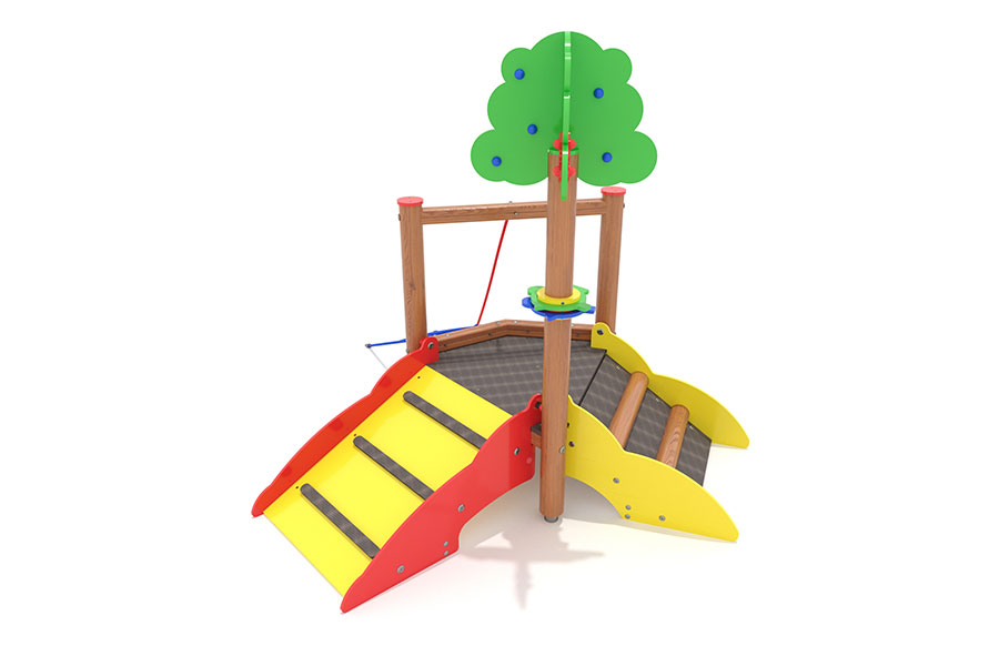 Kiddy-Play Dreieckturm Apfelbaum