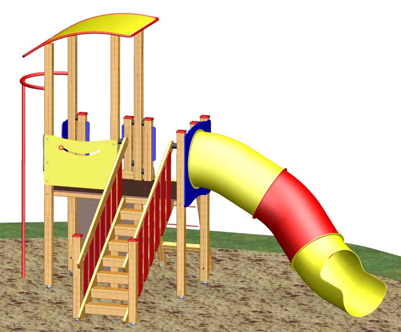 Turm Eva-Maria mit Treppenaufgang
