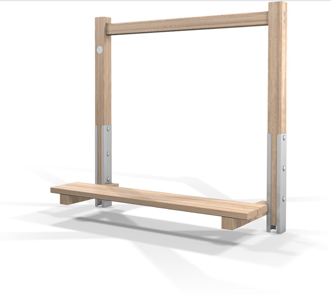 Beinstrecker mit Aufstiegspodest