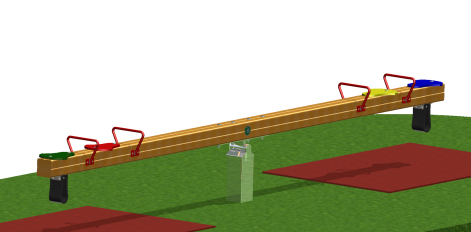 Vierfachwippe L: 400 cm