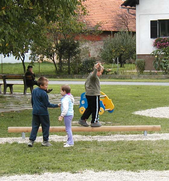 Laufbalken L: 300 cm, Rundholz