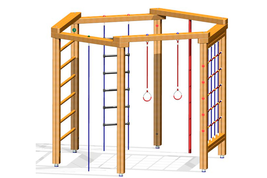 Klettersechseck H: 221 cm