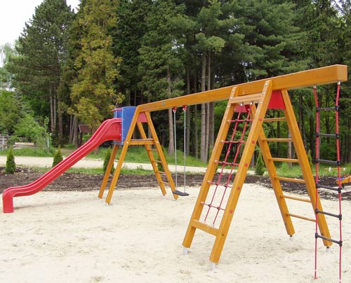 Sulmsee mit Schaukelanbau 1er, Netz/Kletter, Strickleiter