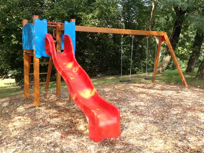 Turm Vienna Mini mit Schaukelanbau 2er