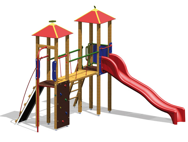 Turmanlage Lockenhaus mit Dach