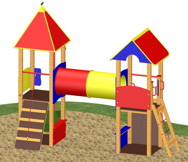 Turmanlage St. Leonhard mit Kriechrohr