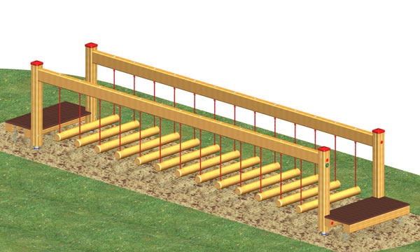 Wackelsteg für Ebene 500 cm