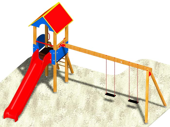 Turm Vienna mit Schaukelanbau 2er