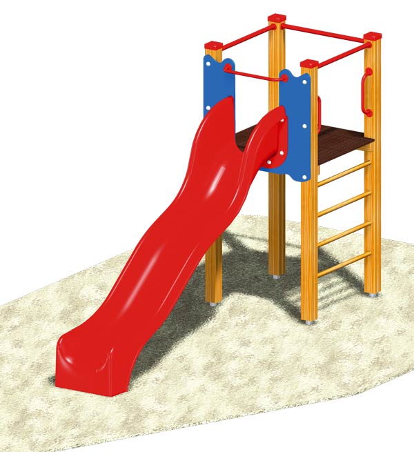 Spielturm Graz ohne Dach und Seitenwände