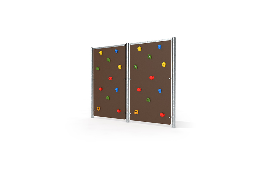 Bouldern Wand 2er beidseitig bekletterbar getrennt