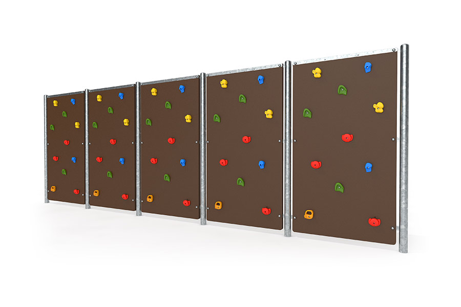 Bouldern Wand 5er beidseitig bekletterbar getrennt