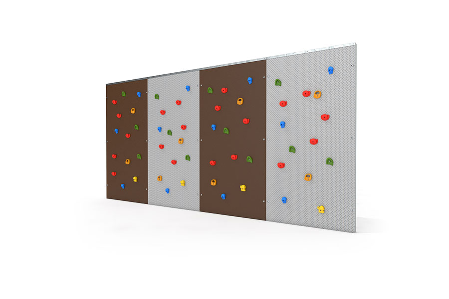 Bouldern Wand 4er beidseitig bekletterbar durchgeh