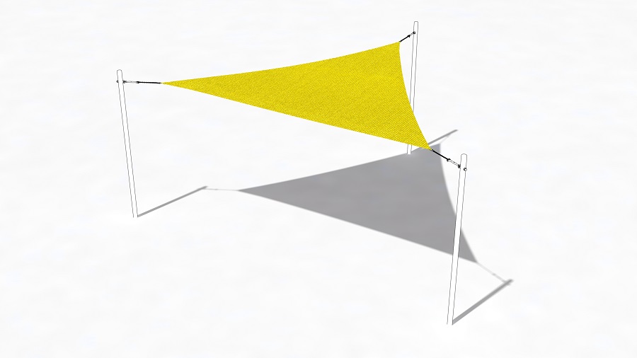 Sonnensegel Sunshine dreieckig a=500 cm