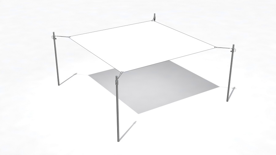 Metallsteher [C] verzinkt Ø 60mm inkl. Zubehör