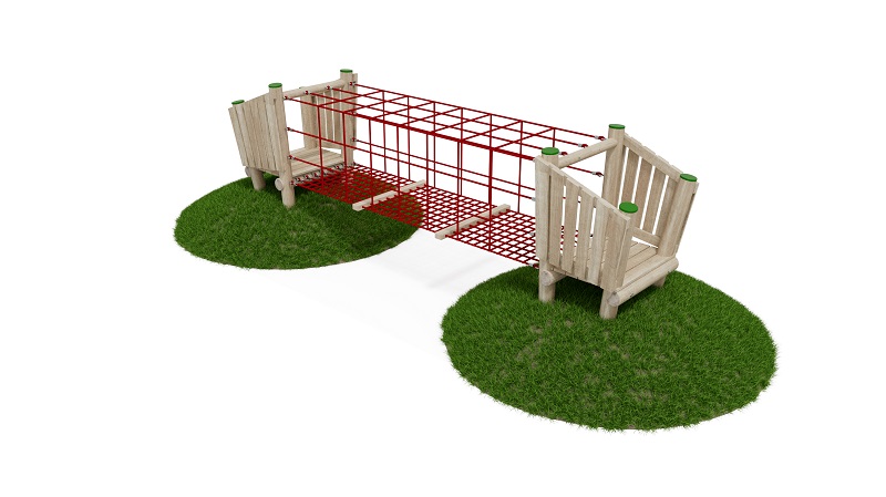 Netztunnelbrücke mit Podest