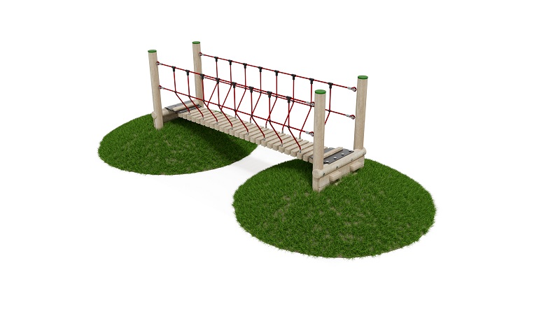 Hängebrücke mit Netz