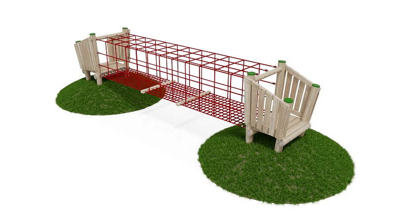 Netztunnelbrücke mit Podest