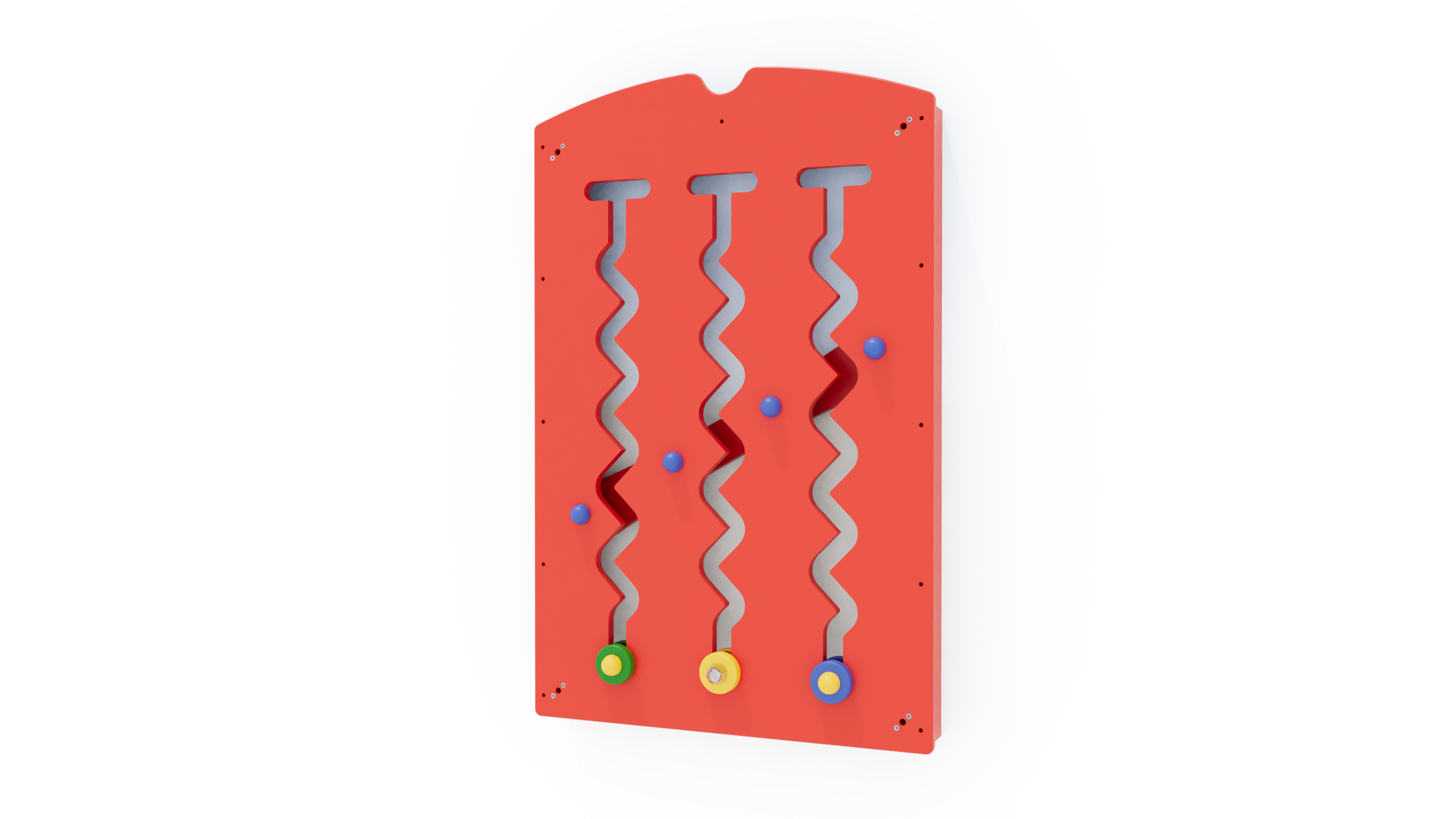 Spielwand Drei-Gewinnt Wandmontage