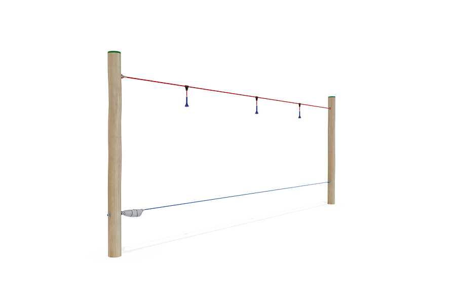 Balancierweg 8m mit Halteseil u. Abhängung